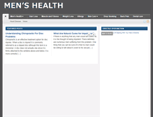 Tablet Screenshot of menshealthpro.org